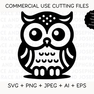Svg Chouette effraie des cloches Svg chemise hibou Harfang des neiges vecteur hibou png usage commercial svg fichiers Image clipart téléchargement numérique instantané EPS