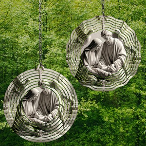 3D Nativity Wind Spinner Wind Spinner Png Wind Spinner Sublimation Designs Wind Spinner Designs 8 in Wind Spinner Designs 3 sizes