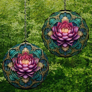 3D Lotus Mandala Wind Spinner Wind Spinner Png Wind Spinner Sublimatie Ontwerpen Wind Spinner Ontwerpen 8 in Wind Spinner Ontwerpen 3 maten