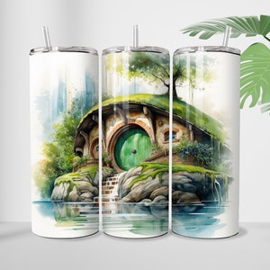 Shire Tumbler Wrap 20 oz Skinny Tumbler Sublimation Design Straight And Tapered Tumbler Wrap Instant Digital Download PNG