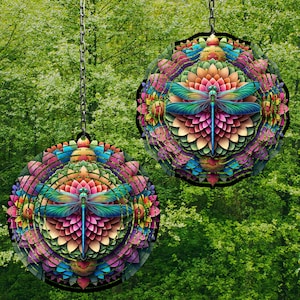 Dragonfly Wind Spinner Wind Spinner Png Wind Spinner Diseños de sublimación Wind Spinner Designs 8 en Wind Spinner Designs 3 tamaños