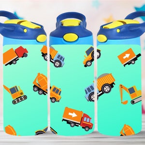 Construction Kids Tumbler Wrap 12 oz 12 oz Sippy Cup Kids Tumbler Wrap 12 oz Kids Tumbler Wrap Kids Tumbler Wrap 12oz Kids Tumbler Wrap