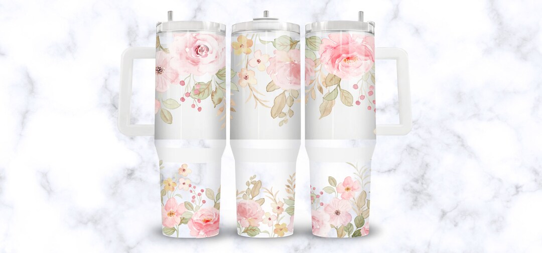 Rose Tumbler Png 40oz Tumbler Wrap 40 Oz Tumbler Wrap Stanley 40oz ...