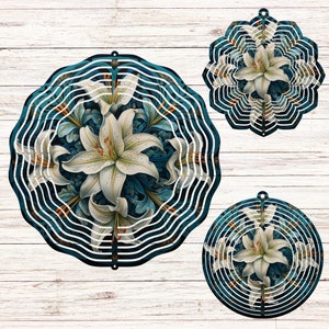Lily Wind Spinner Wind Spinner Png Wind Spinner Sublimation Designs ...