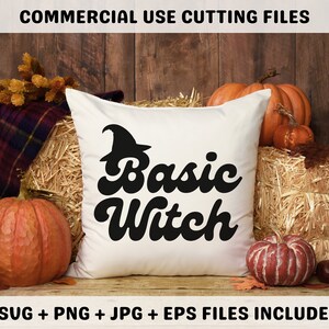 Basic Witch svg spooky Svg witch SVG witchy svg magic svg goth svg mystical svg spooky season Halloween svg