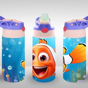 Clown Fish Kids Tumbler Wrap 12 oz Flip Top Sippy Cup Kids Tumbler Wrap 12 oz Kids Tumbler Wrap Kids Tumbler Wrap 12oz Kids Tumbler Wrap