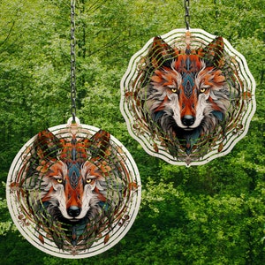 Wolf Wind Spinner Wind Spinner Png Wind Spinner Sublimation Designs Wind Spinner Designs 8 in Wind Spinner Designs 3 sizes