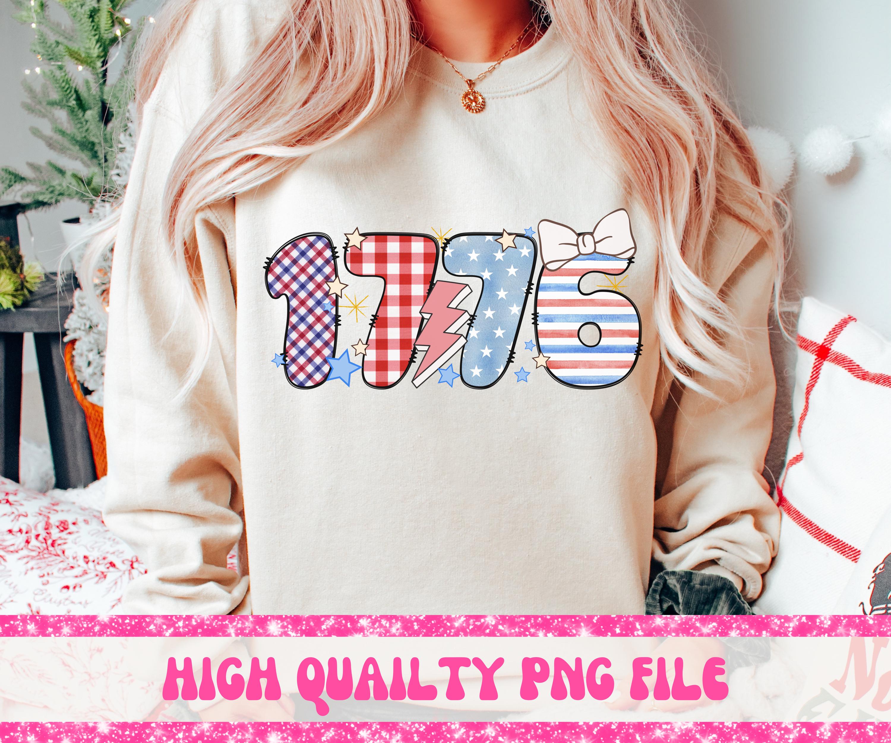 1776 Png Coquette PNG Girly America Png Retro USA Png 4th of July Png ...
