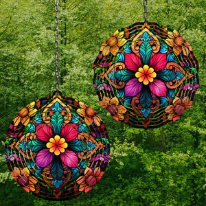 Girador de Vento Flor Girador de Vento Png Girador de Vento Designs de Sublimação Desenhos de Girador de Vento Design de Sublimação de Vitral