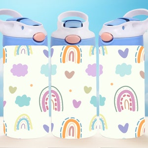 Rainbows Kids Tumbler Wrap 12 oz Flip Top Sippy Cup Kids Tumbler Wrap 12 oz Kids Tumbler Wrap Kids Tumbler Wrap 12oz Kids Tumbler Wrap