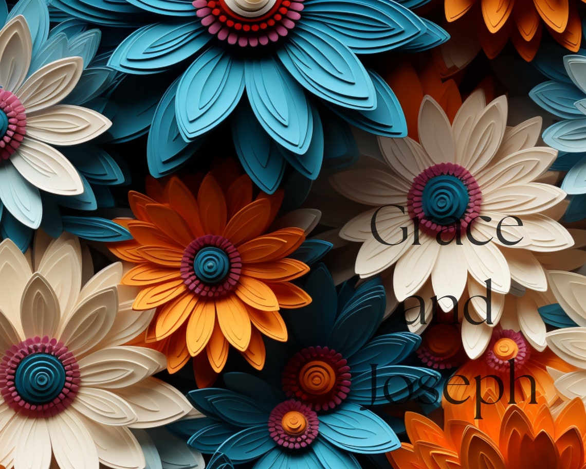Daisy Digital Paper Seamless Daisy Flower Textures Instant Digital ...