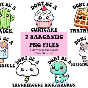 Sarcastische PNG-ontwerpen Grappige sublimatie PNG-bundel Offensieve png Grappige PNG voor mok Grappige PNG-bundel Zweer sublimatieontwerpen