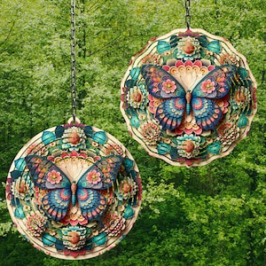 Butterfly Wind Spinner Wind Spinner Png Wind Spinner Sublimation Designs Wind Spinner Designs 8 in Wind Spinner Designs 3 sizes