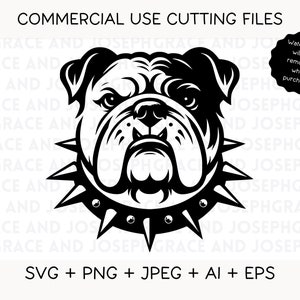 Bulldog svg Bulldog Mascot SVG Bulldog png Bulldog Clip Art Bulldog Head Bulldog Mom Svg Middle School Mascot Bulldog Png Instant Download