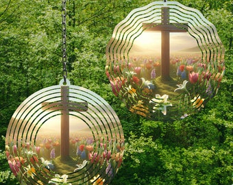 Spring Cross Wind Spinner Wind Spinner Png Wind Spinner Sublimation Designs Wind Spinner Designs 8 in Wind Spinner Designs 3 sizes