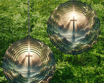 Heavenly Cross Wind Spinner Wind Spinner Png Wind Spinner Sublimation Designs Wind Spinner Designs 8 in Wind Spinner Designs 3 sizes