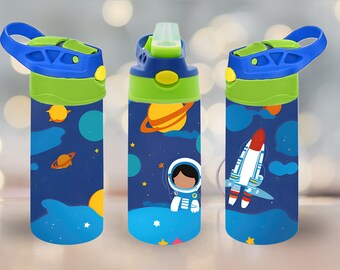 Outer Space Kids Tumbler Wrap 12 oz 12 oz Sippy Cup Kids Tumbler Wrap 12 oz Kids Tumbler Wrap Kids Tumbler Wrap 12oz Kids Tumbler Wrap