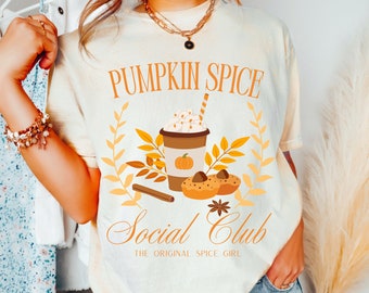 Pumpkin Spice Social Club Png Fall Png Trendy fall design Pumpkin spice png Fall design Coquette Aesthetic png Autumn PNG Pumpkin Patch png