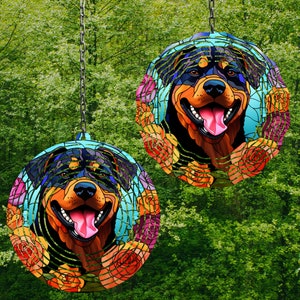 Rottweiler Wind Spinner Vitral Wind Spinner Png Wind Spinner Sublimação Designs Wind Spinner Designs Dog Sublimation Designs