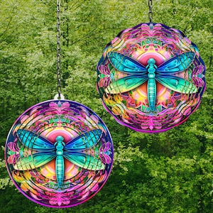 Dragonfly Wind Spinner Wind Spinner Png Wind Spinner Diseños de sublimación Wind Spinner Designs 8 en Wind Spinner Designs 3 tamaños
