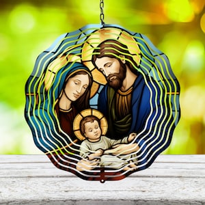 Baby Jesus Wind Spinner Wind Spinner Png Wind Spinner Sublimation Designs Wind Spinner Designs 8 in Wind Spinner Designs 3 sizes
