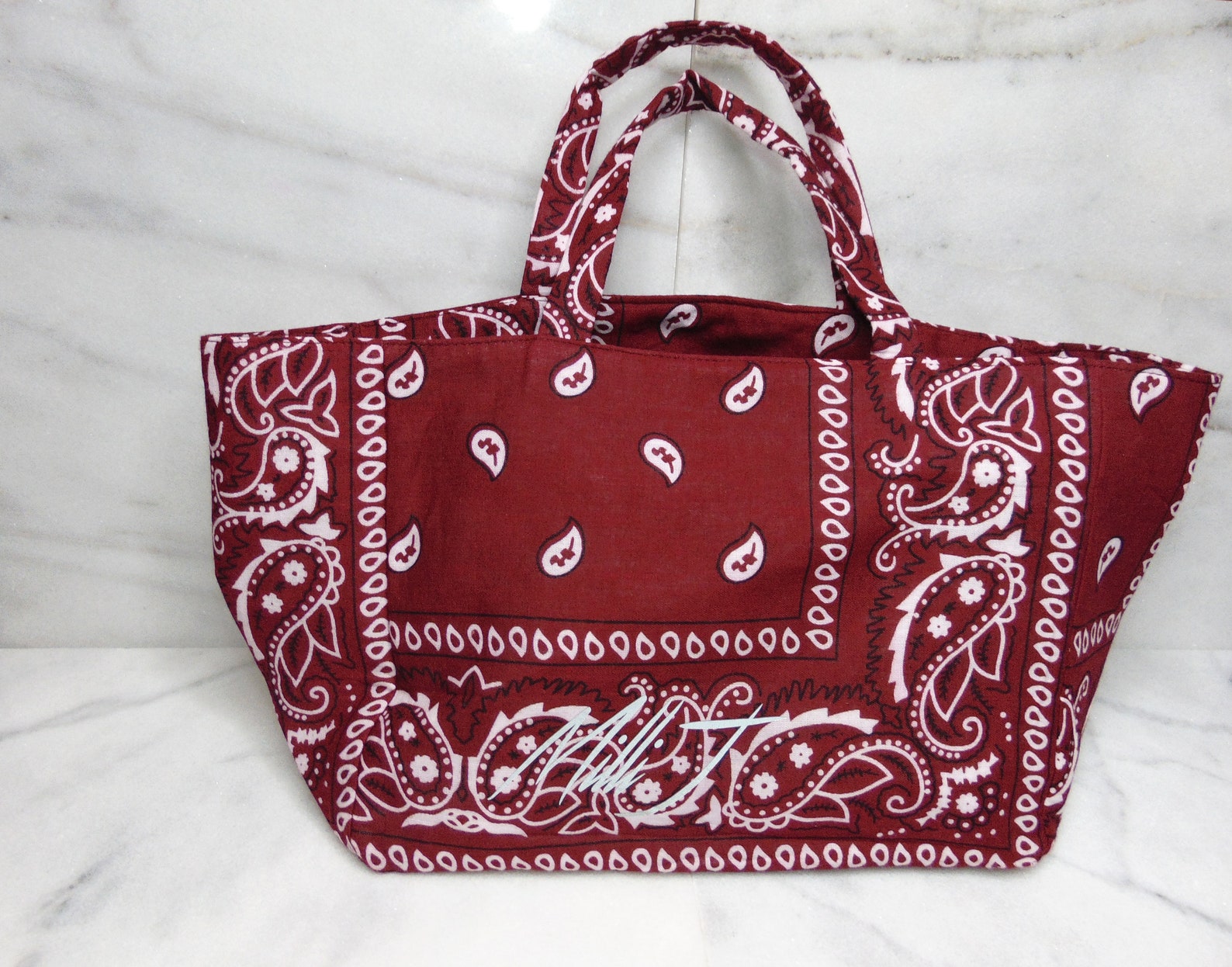 Bandana Tote Bag Bandana Handbag Bandana Bag Mini Etsy Canada