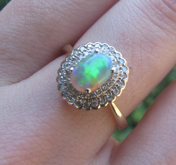 Antique Style Oval Ring Setting Double Halo Ring Setting Etsy