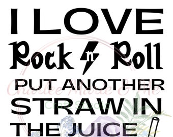 Amo il Rock N Roll, Juice box, Rock n Roll svg, Rock and roll per bambini, Rock and roll per bambini png, Design divertente per maglietta per bambini, Ritorno a scuola