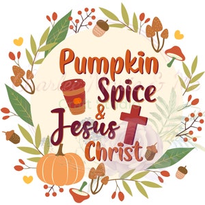 Pumpkin Spice e Gesù Cristo PNG, Pumpkin Spice, Autunno PNG, Caffè alla zucca, Autunno cristiano PNG, Latte alla zucca, Autunno, Autunno cristiano png
