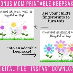 Bonus Mom Mother&#39;s Day Gift, Easy Mother&#39;s Day gift for Bonus Mom, Mother&#39;s Day Craft for bonus mom, Mother&#39;s Day gift from kids, stepmom