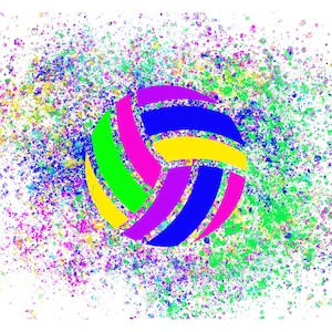 Volleyball PNG, Volleyball player png Volleyball Paint splash, Volleyball team png, Volleyball Watercolor, Volleyball team gift, Team shirt