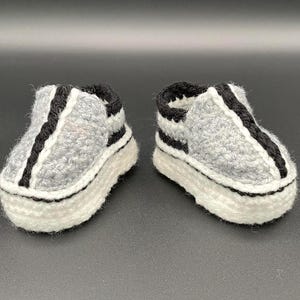 Las Vegas Raiders Handmade Sneakers Baby Booties