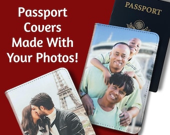 Custom Passport Covers Made With Your Own Photos