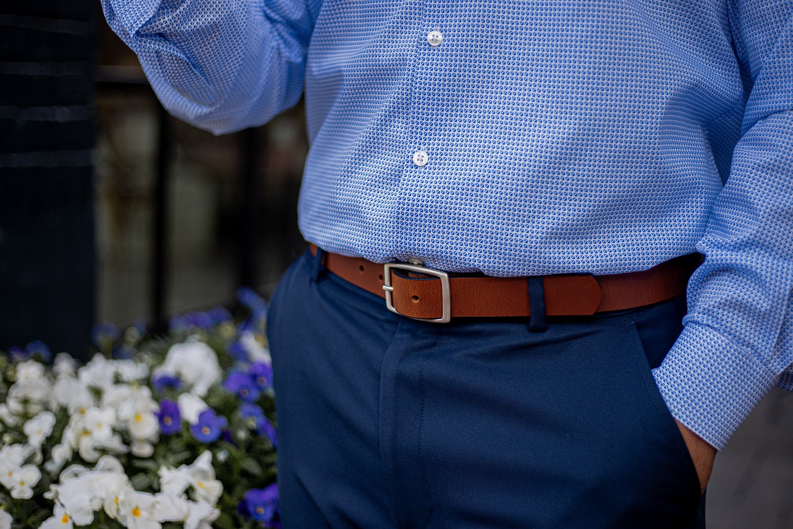 Everyday Casual Work or Professional Belt 1-1/2 Wide Hand-cut