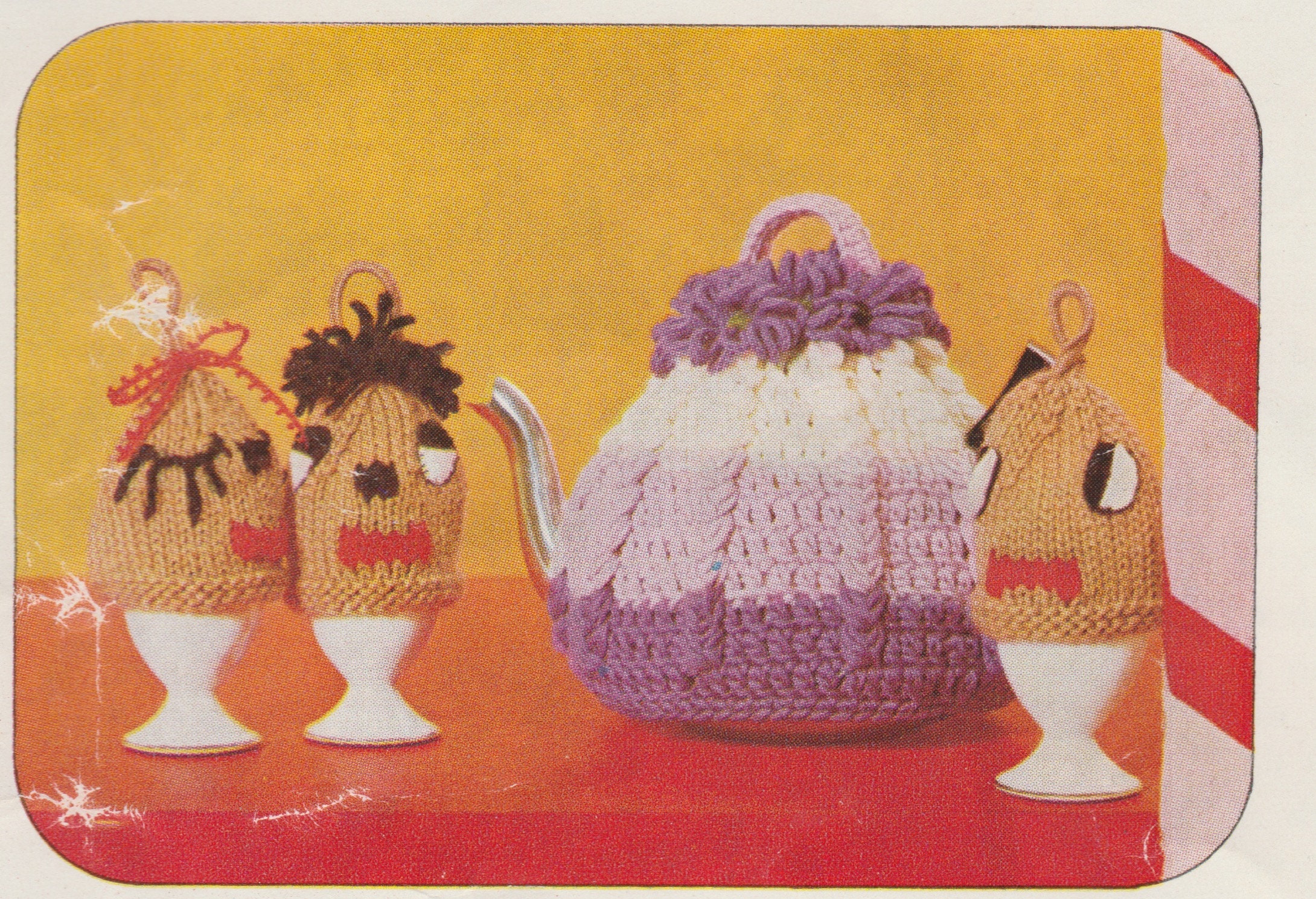 Vintage Crocheted Tea Cosy Pattern - Etsy