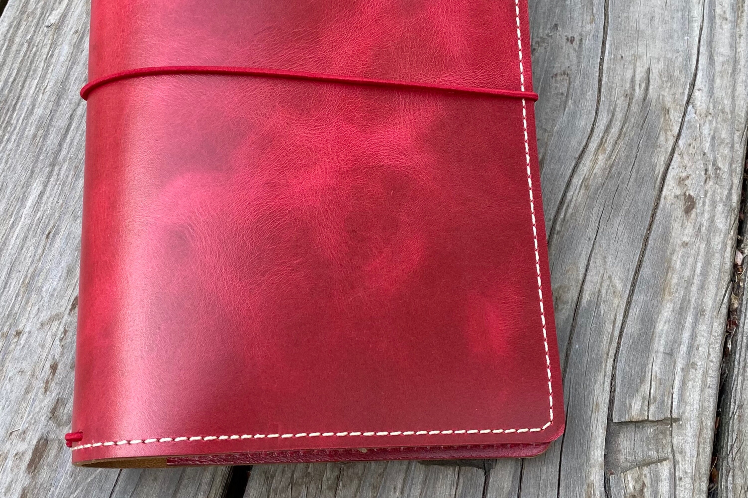 Safari Leather Wide Nakuru Pink Travelers Notebook Etsy