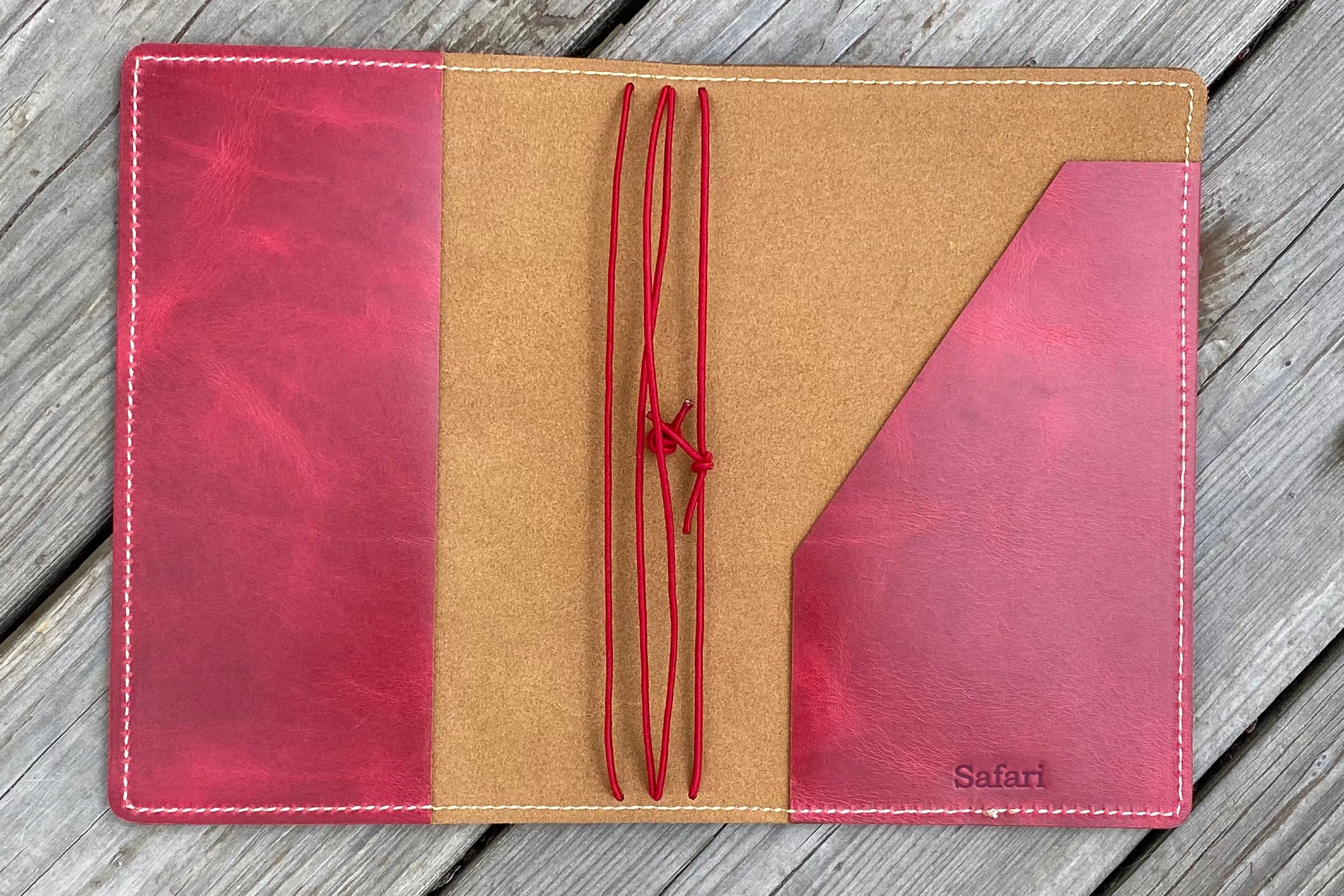 Safari Leather Wide Nakuru Pink Travelers Notebook Etsy