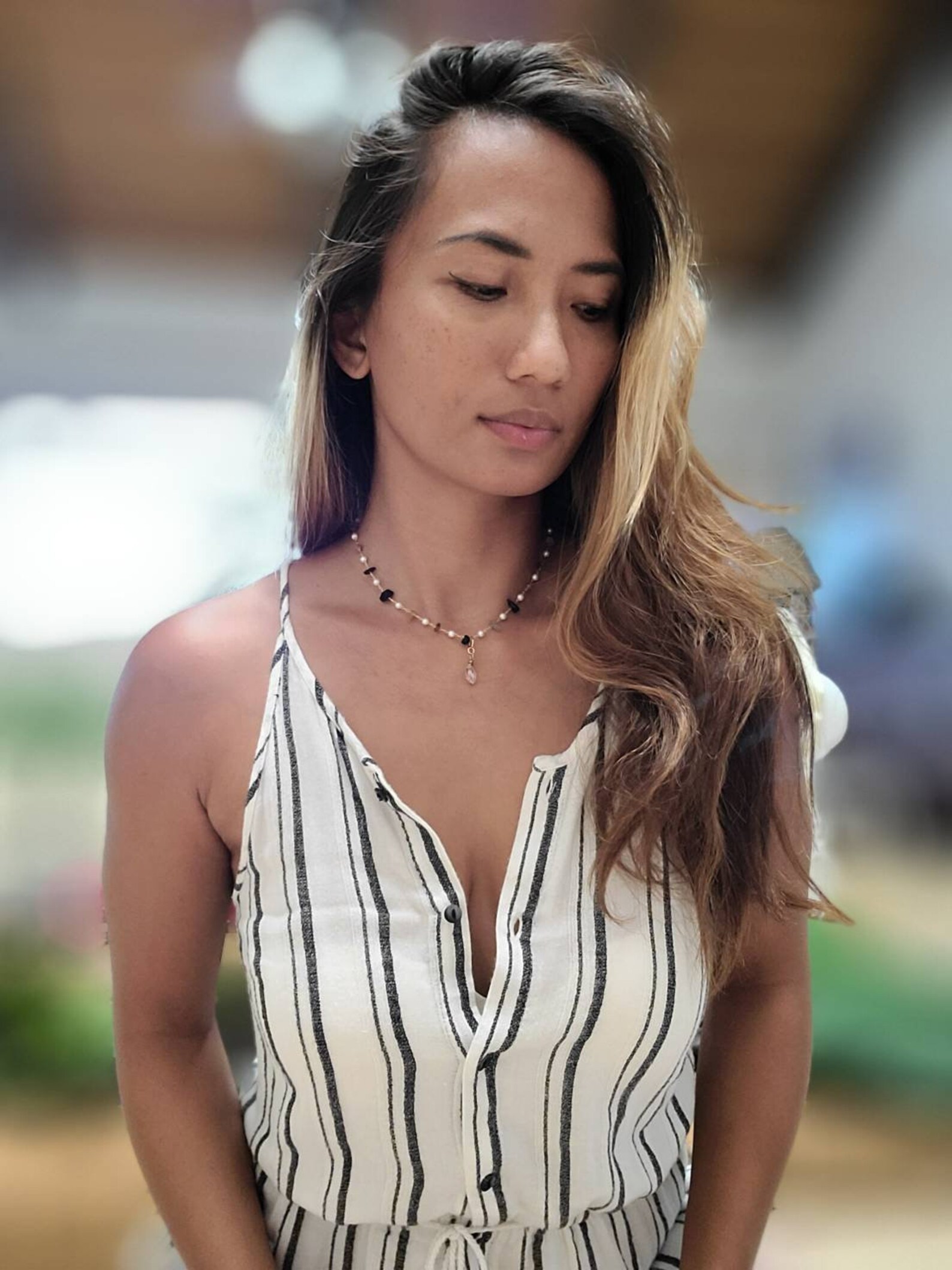 Rose Quartz Mix Gemstone Necklace. Jade Rose Quartz. Gemstone | Etsy