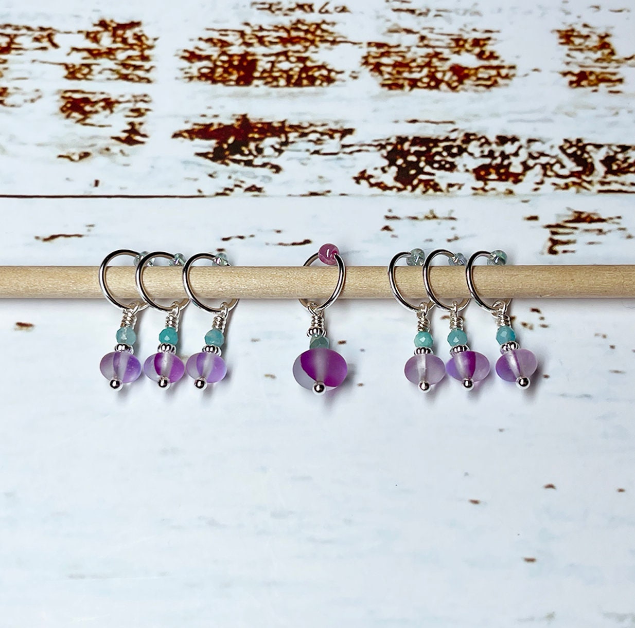 Bea's Beading Miami Handmade Knitting Stitch Markers – KittyBea