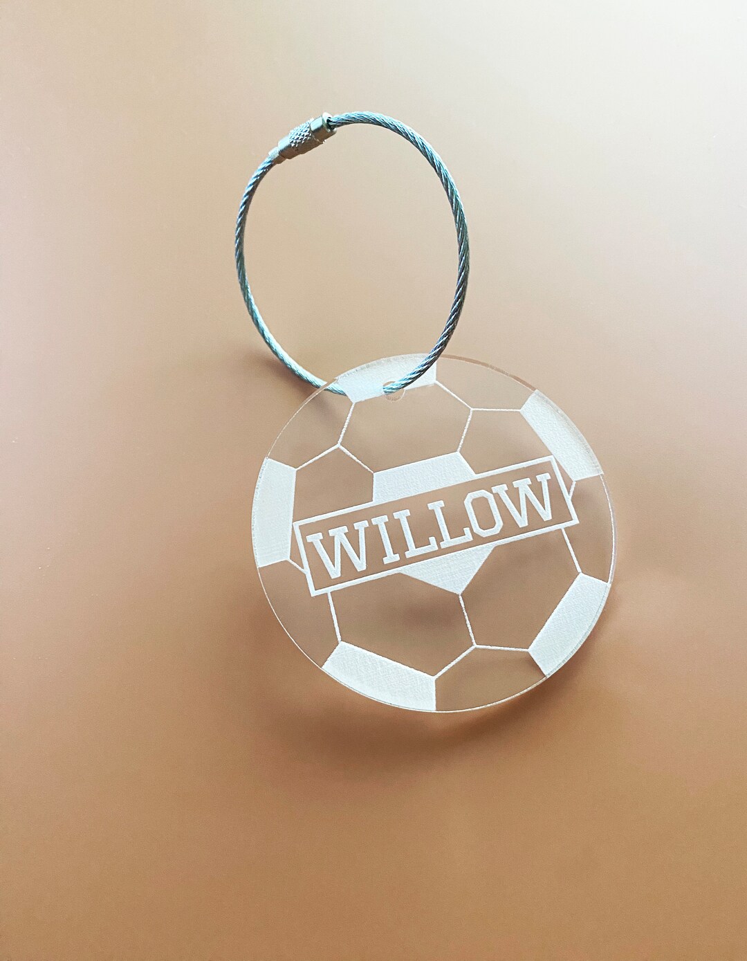 SPORTS Keychain With Custom Name Team & Coach Gift Swimming, Football ...