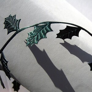 Christmas HOLLY Green Leaf Trim Ribbon / Holly Leaves Accent Ribbon - Buy in 2-YD Lots - Decorative Trim /Lovely Accent image 6