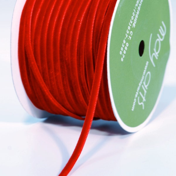 Green Velvet Ribbon Etsy