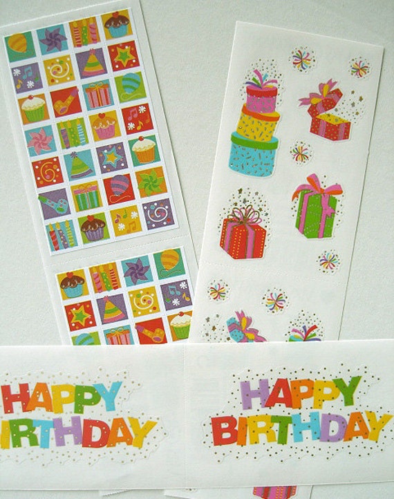 Mrs Grossman VINTAGE WEDDING CAKE Stickers 1//2 Sheet