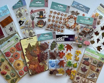 Jolee's Boutique Vintage Stickers Rare/ HTF ~NIP~ Card-Making & Scrapbooking ++... Choose your design! Fun Fall / Thanksgiving Themed Lot