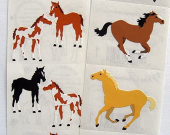 Mrs Grossman's Mini HORSE Scrapbook Stickers 3 Strips! Mrs Grossman's Mini HORSE Scrapbook Stickers 3 Strips!