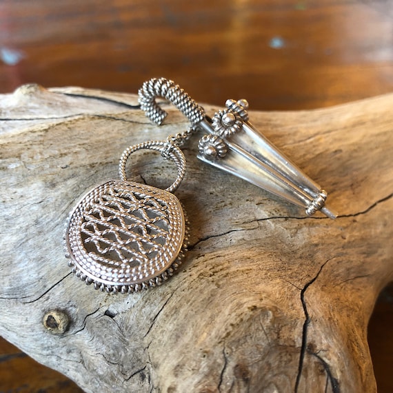 Chatelaine brooch sale