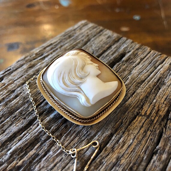 Details about Vintage Cameo Brooch 9ct Gold Details about Vintage Cameo Brooch 9ct Gold