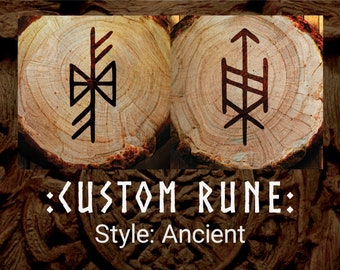 Your Custom Bindrune (personalized, occult, viking, sigil, heathen, norse, spiritual, talisman, spell, protection) by Aerozopher