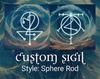Your Custom Sigil (personalized, occult, spiritual, sigil, magick, unique, seal, spell, protection) by Aerozopher