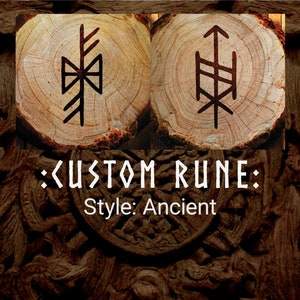 Your Custom Bindrune (personalized, occult, viking, sigil, heathen, norse, spiritual, talisman, spell, protection) by Aerozopher